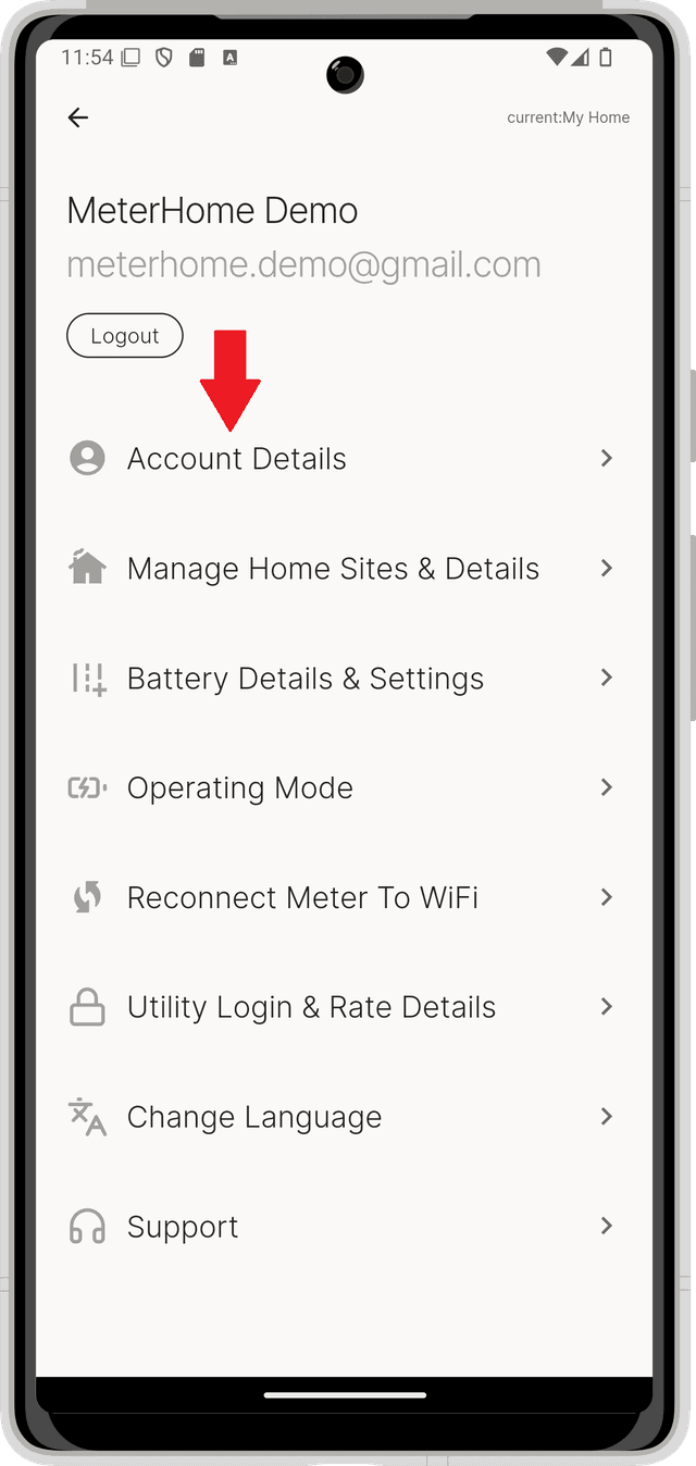 Delete Account Instruction Step 2